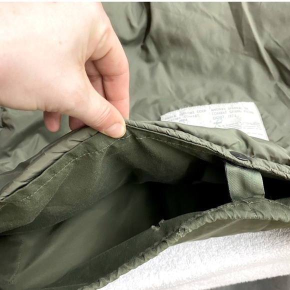 Vintage Peerless Garments LTD. Army Green Extreme Cold Weather Combat Parka S - Picture 13 of 15